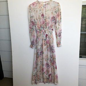 Zara floral women's dress, size M